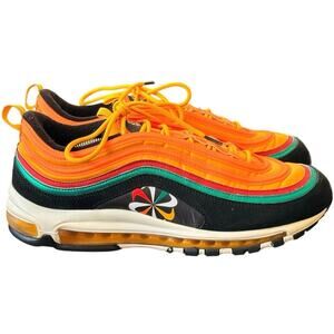 Nike Air Max 97 Sunburst 2019 Orange Pinwheel CK9399-001 Mens Sneakers Size 12